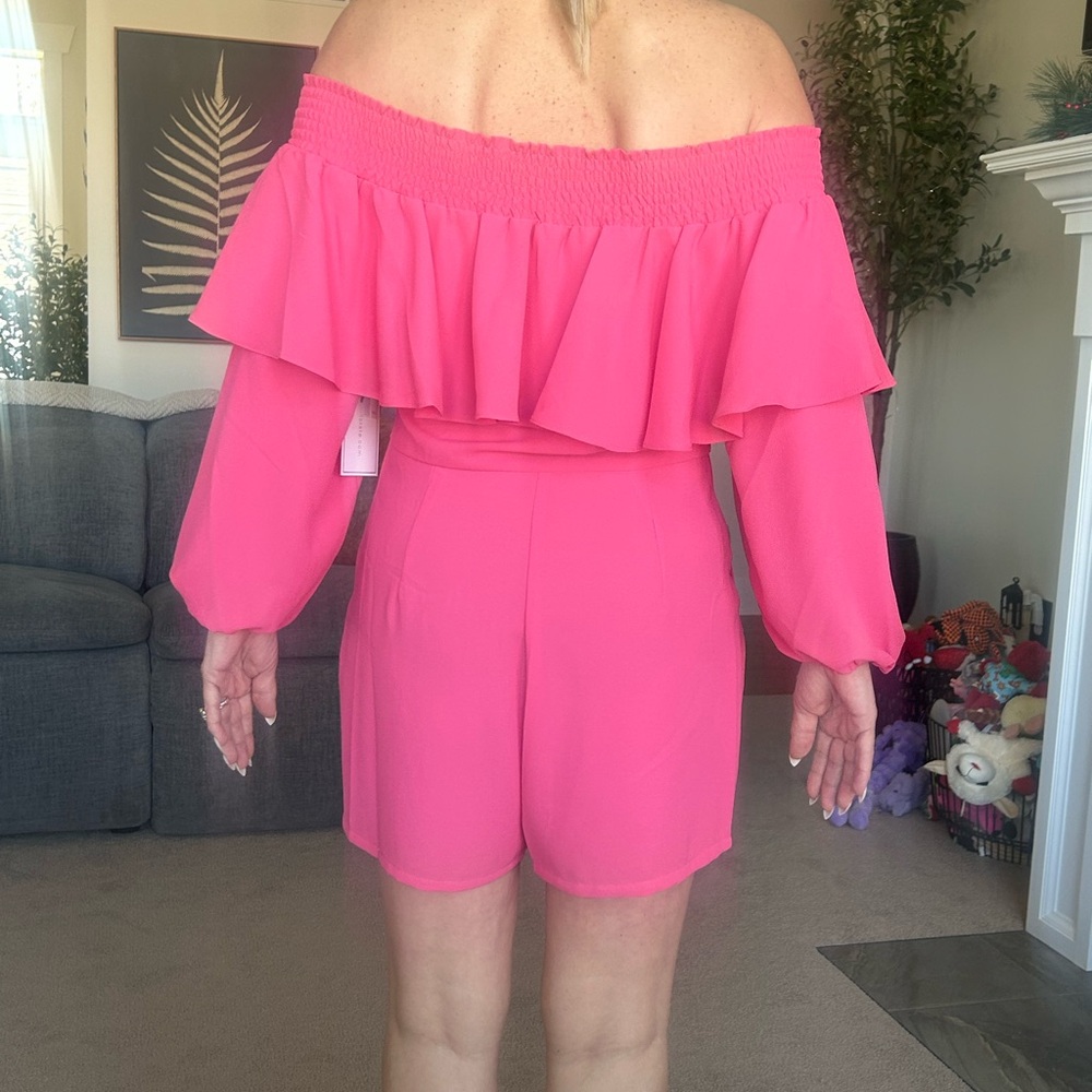 1. State Juniberry Ruffle Romper - Picture 2 of 5